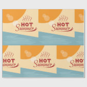 Papier Cadeau Été chaud (Plat)