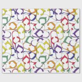 Papier Cadeau Été de bascules de motif de bascule électronique (Plat)