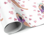 Papier Cadeau Été ici (Coin rond)