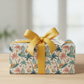 Papier Cadeau Été Rétro