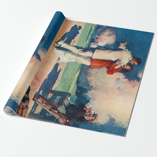 Papier Cadeau Été SUPÉRIEUR de tango (Déroulé)