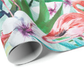 Papier Cadeau Été tropical (Coin rond)