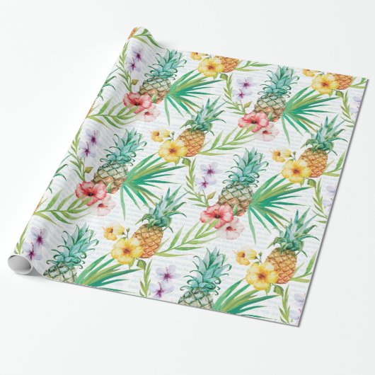 Papier Cadeau Été tropical (Déroulé)