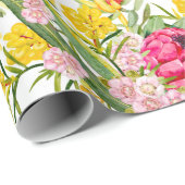 Papier Cadeau Été tropical australien (Coin rond)