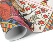 PAPIER CADEAU ETERNEL LOVE ANTIQUE PARCHEMENT (Coin rond)