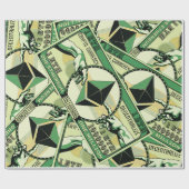 Papier Cadeau Ethereum Crypto ETH Millionaire Graphique (Plat)