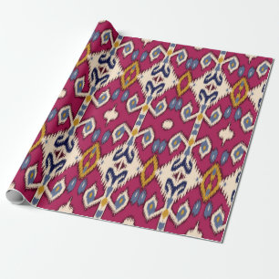 Papier Cadeau Ethnic chevron motif arrière - plan traditionnel
