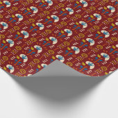 Papier Cadeau Ethnic Folk Pattern (Coin)