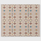 Papier Cadeau Ethnic seamless pattern (Plat)