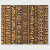 Papier Cadeau Ethnie tribale homogène (Plat)