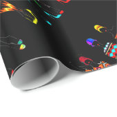 Papier Cadeau Ethnique (Coin rond)