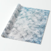 Papier Cadeau Étincelle de parties scintillantes de flocon de (Déroulé)