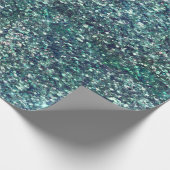 Papier Cadeau Étincelle turquoise de sirène (Coin)