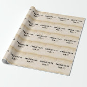 Papier Cadeau Étiquette cadeau Foil (Déroulé)