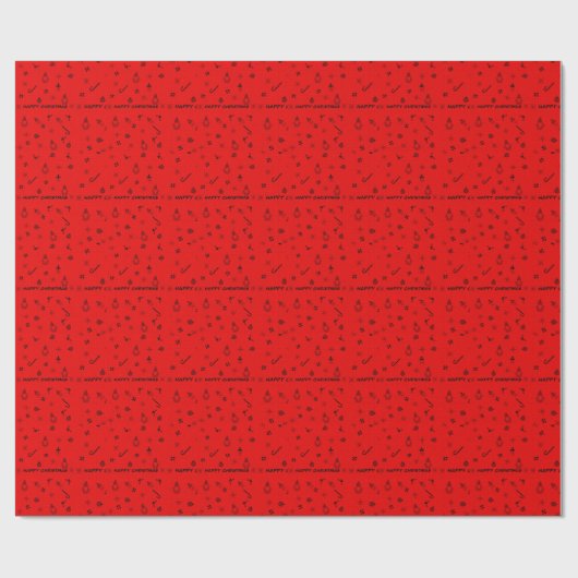 Papier Cadeau Étiquette de cadeau (Plat)
