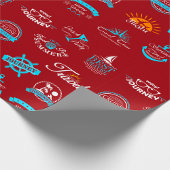 Papier Cadeau Étiquettes de voyage