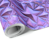 Papier Cadeau Étoile Abstraite (Coin rond)