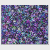 Papier Cadeau étoile arc-en-ciel emballage papier (Plat)