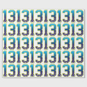 Papier Cadeau Étoile de 13 âges (Plat)