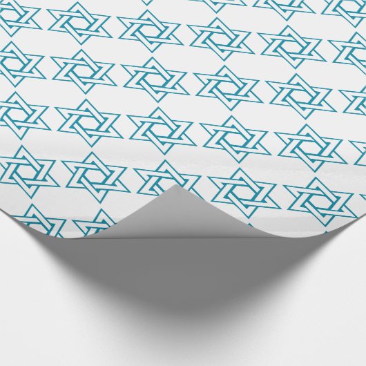 Papier Cadeau Étoile de David (Coin)