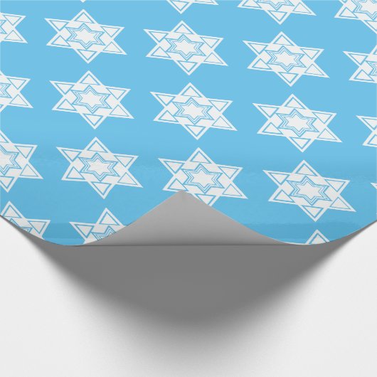 Papier Cadeau Étoile de David (Coin)