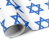 PAPIER CADEAU "ÉTOILE DE DAVID " (Coin rond)