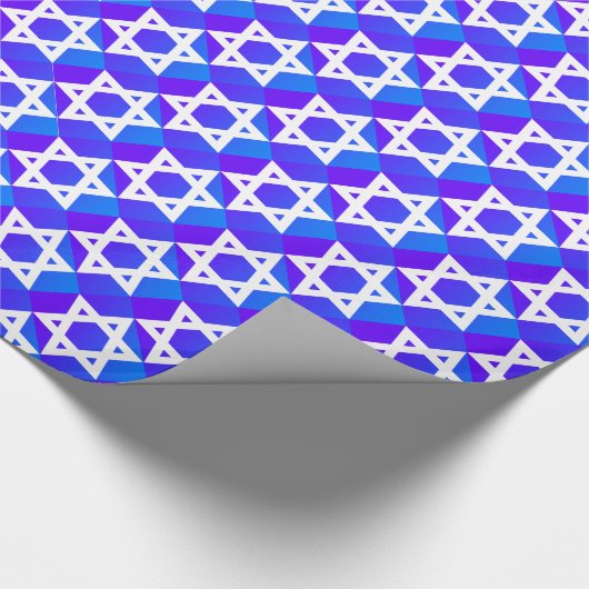Papier Cadeau Étoile de David (Coin)