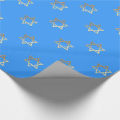 Papier Cadeau Étoile de David (Coin)