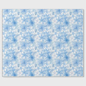 Papier Cadeau Étoile de mer bleue tropicale (Plat)