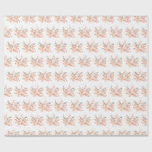 Papier Cadeau Étoile de mer mignonne (Plat)