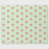 Papier Cadeau Étoile de mer mignonne (Plat)