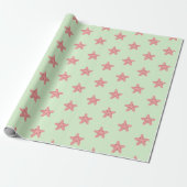 Papier Cadeau Étoile de mer mignonne (Déroulé)