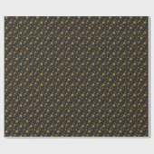 Papier Cadeau Étoile de Noël (Plat)