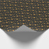 Papier Cadeau Étoile de Noël (Coin)
