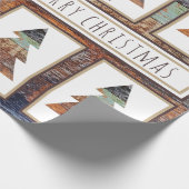 Papier Cadeau Étoile d'hiver, Joyeux Noël (Coin)