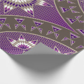 Papier Cadeau Étoile du matin (violet) (Coin)