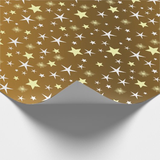 Papier Cadeau étoile, forme, brillant, design, graphique, meille (Coin)