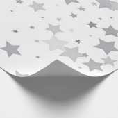 Papier Cadeau étoile gris bleu (Coin)