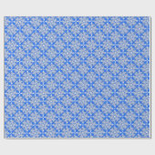Papier Cadeau Étoile ornée de David (Plat)