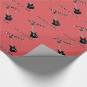 Papier Cadeau Étoile rock guitare (Coin)