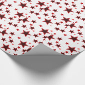 Papier Cadeau Étoile rouge (Coin)