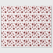 Papier Cadeau Étoile rouge (Plat)