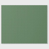 Papier Cadeau Étoile verte classique (Plat)