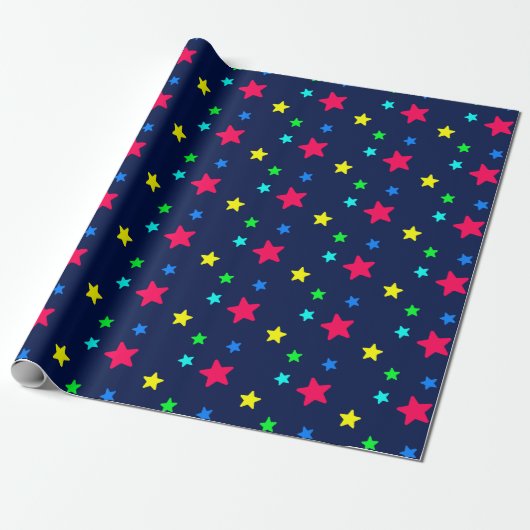 Papier Cadeau Étoiles (Déroulé)