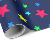 Papier Cadeau Étoiles (Coin rond)
