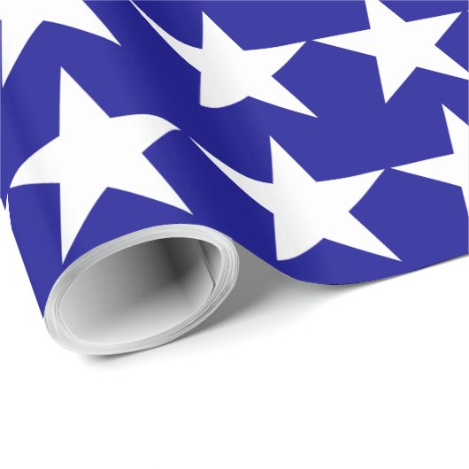 Papier Cadeau Étoiles (Coin rond)