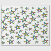 Papier Cadeau Étoiles (Plat)