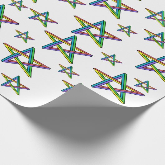 Papier Cadeau Étoiles (Coin)