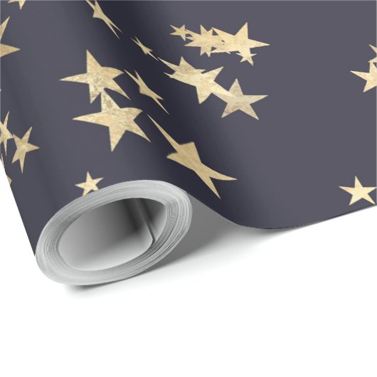 Papier Cadeau étoiles (Coin rond)