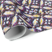 Papier Cadeau Étoiles Abstraites (Coin rond)